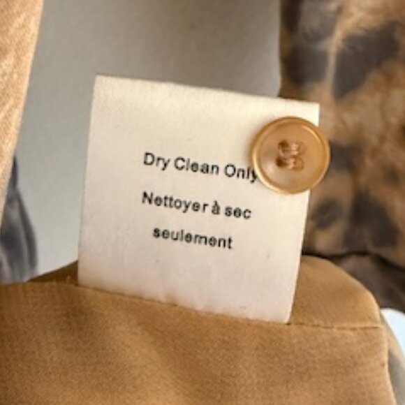 Aritzia Babaton Silk Leopard Print Shirt Dress, Size Small - Picture 8 of 11